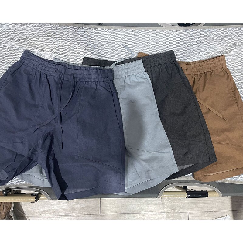 Lulu – Shorts amples pour hommes, printemps et été, sport, Fitness, loisirs, série BOWLINE, outillage à la en plein air, couleur unie