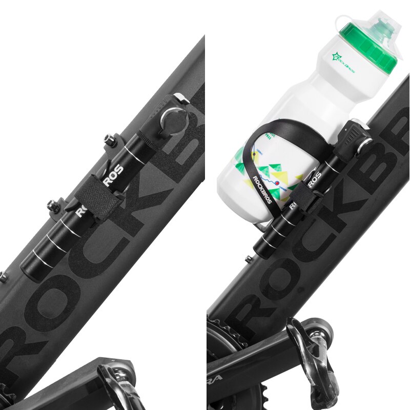 ROCKBROS Mini Tragbare Fahrrad Pumpe Licht Aluminium Legierung MTB Fahrrad Luftpumpe Reifen Inflator Schrader Presta Ventil Radfahren Pumpen