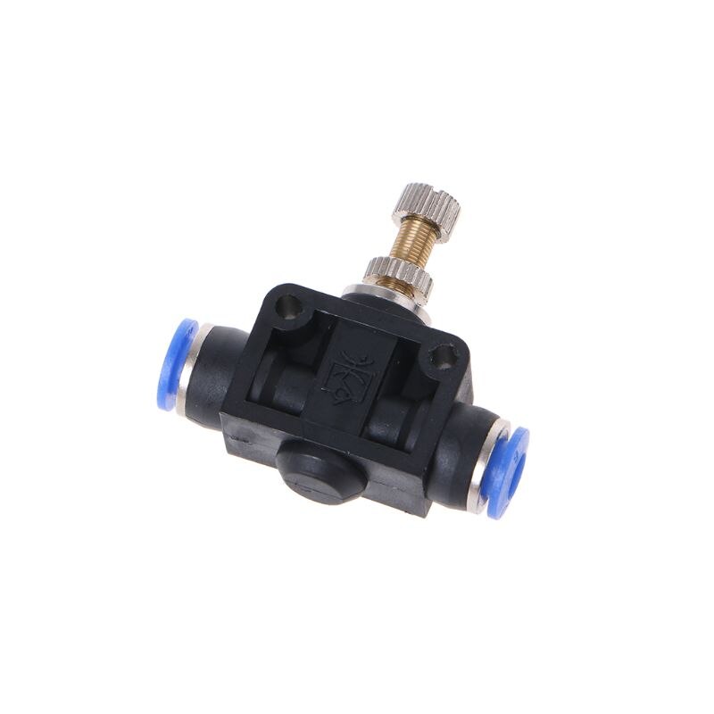10x Push In Speed Controller 6mm Pneumatic Air Flow Control Valve Connector K43C