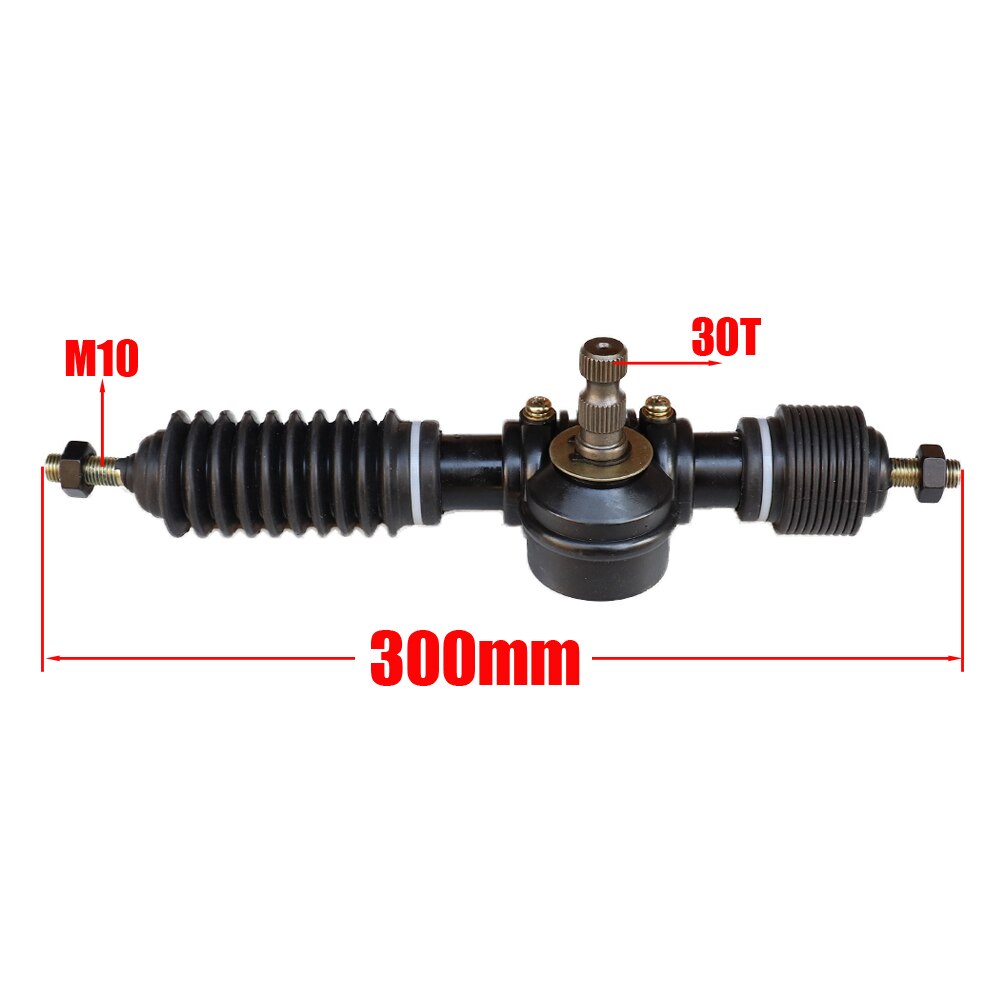 300mm przekładnia kierownicy ze wspomaganiem wału zębatka montaż dla DIY chiny Gokart powozik Karting ATV UTV części rowerowe darmowa wysyłka