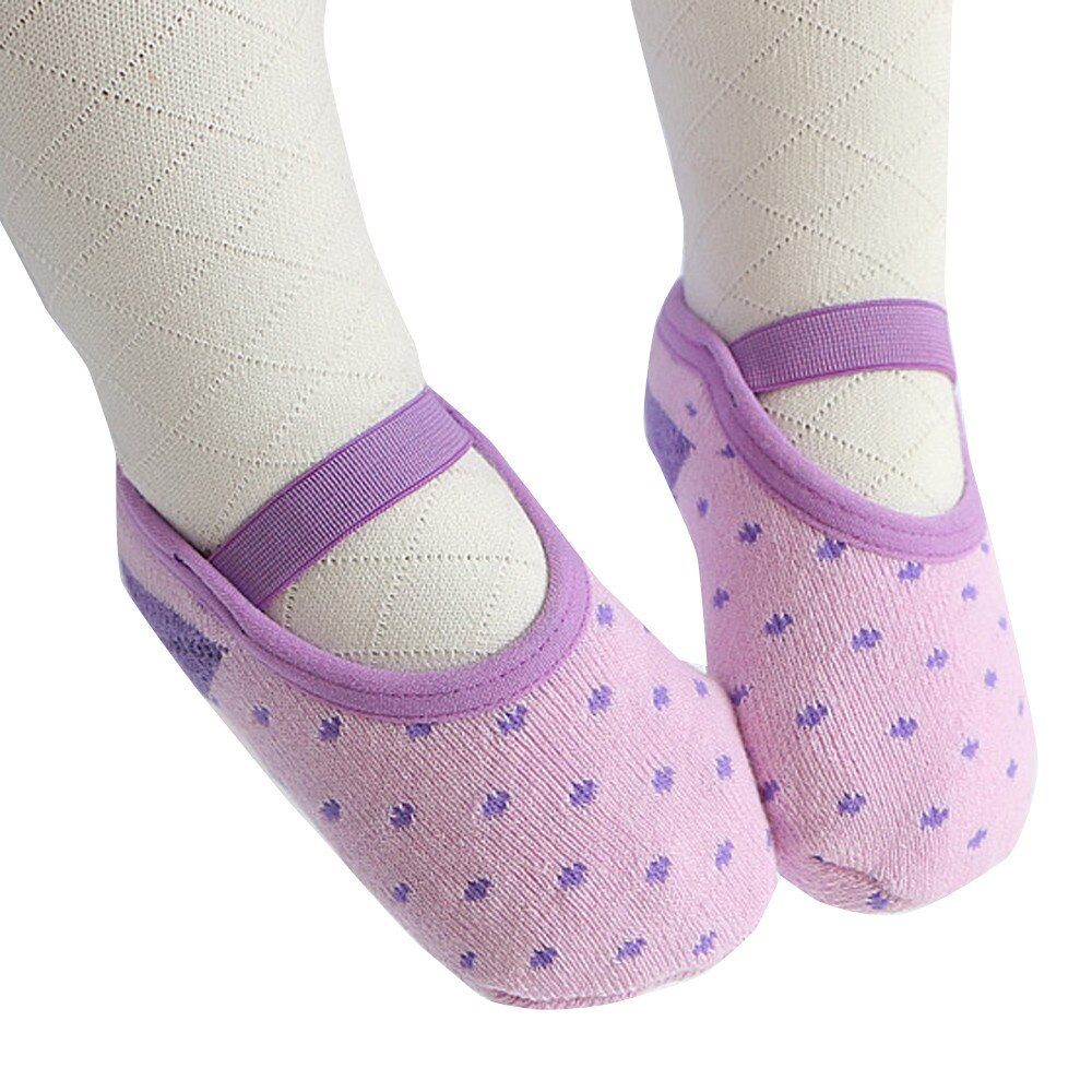 Baby Kids Floor Sokken Katoen Antislip Kousen Mode Vloer Sokken Zachte Sokken Voor Baby Meisje En Jongen Gestreepte sok