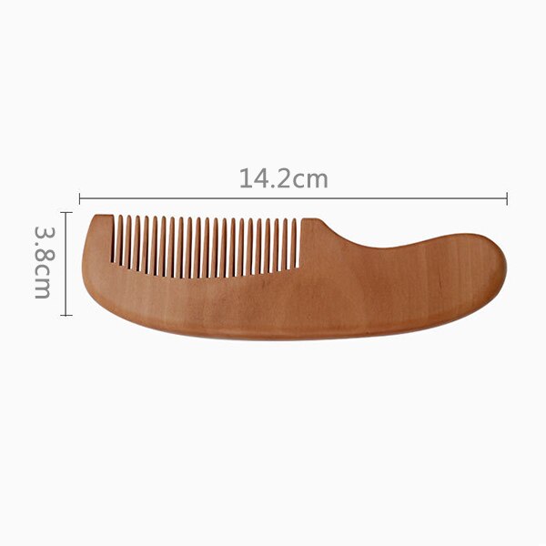 Neugeborenen Baby Natürliche Wolle Baby Holz Pinsel Kamm Neugeborenen Haar Pinsel Kleinkind Kopf Massagegerät Tragbare Baby Kamm Haar Schlecht Pinsel kamm: Flat Comb