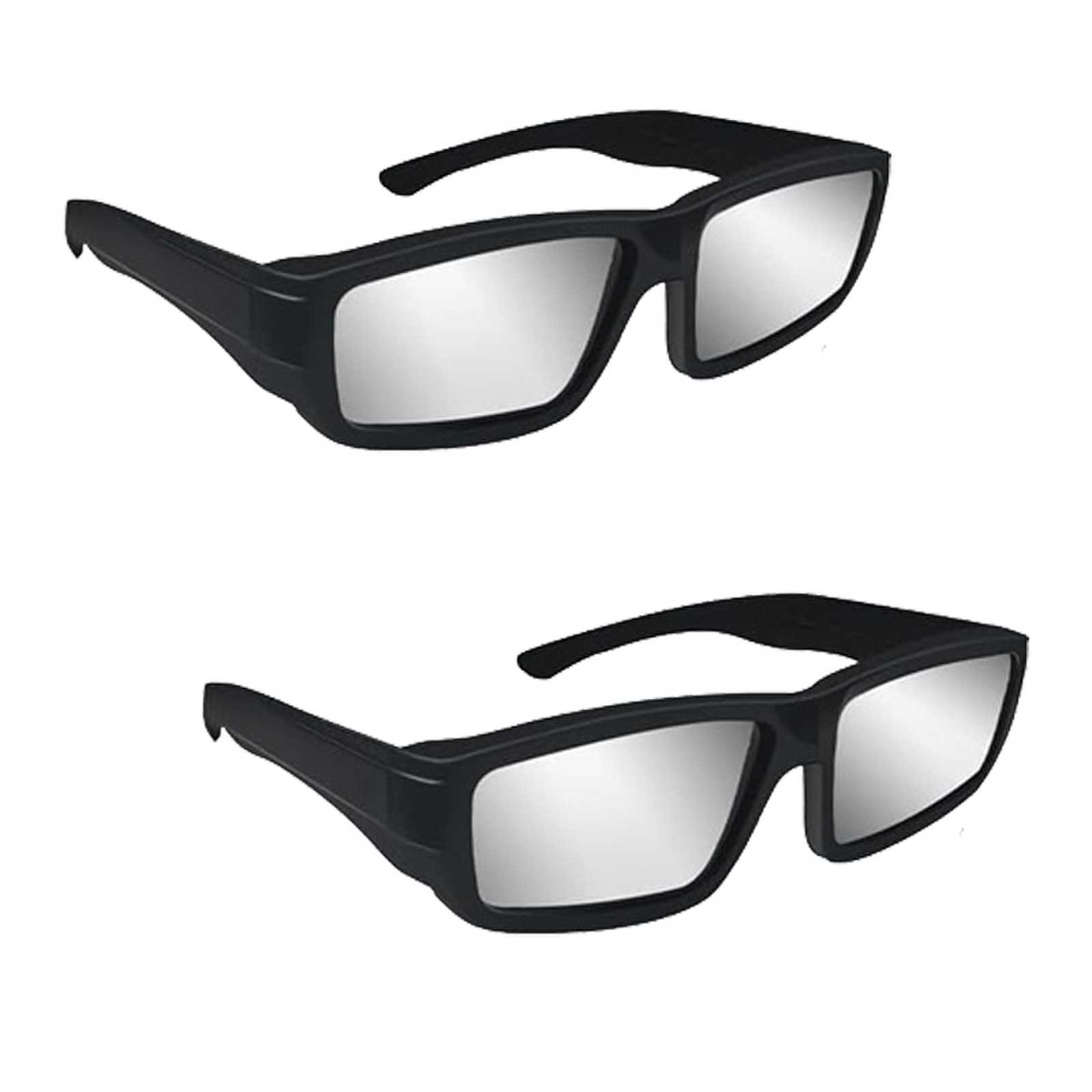 Solar Eclipse Glasses AAS Approved , ISO 12312-2 Certified, 1/2/3/5 Pack Durable Plastic Eclipse Glasses for Direct Sun: black