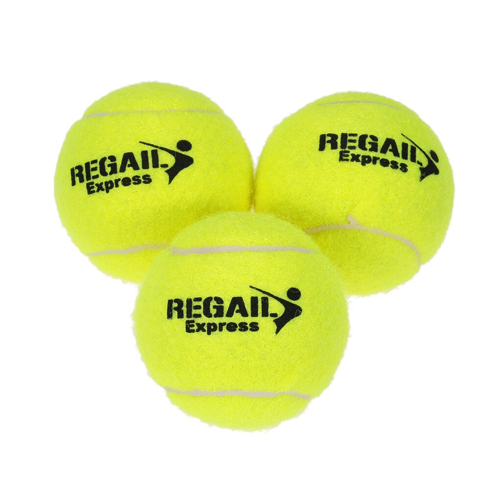 Regail 3 stk/boks tennis treningsball øve høy spenst trening slitesterk tennisball treningsballer til nybegynnere