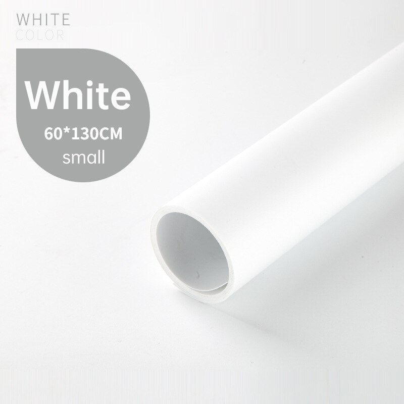 Arrière-plan mat en PVC pour Studio Photo, accessoires de photographie, arrière-plan blanc noir réfléchissant pour les photographes, bijoux alimentaires: white