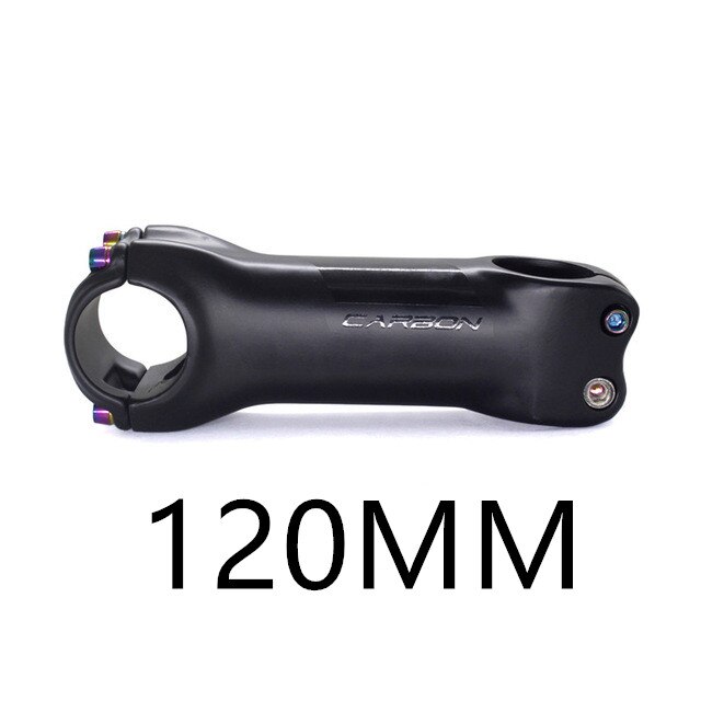 carbon fiber riser bicycle stem riser rod MTB Bicycle stem riser faucet 6 degree 31.8-28.6mm mountain bike stems road bike: 120MM