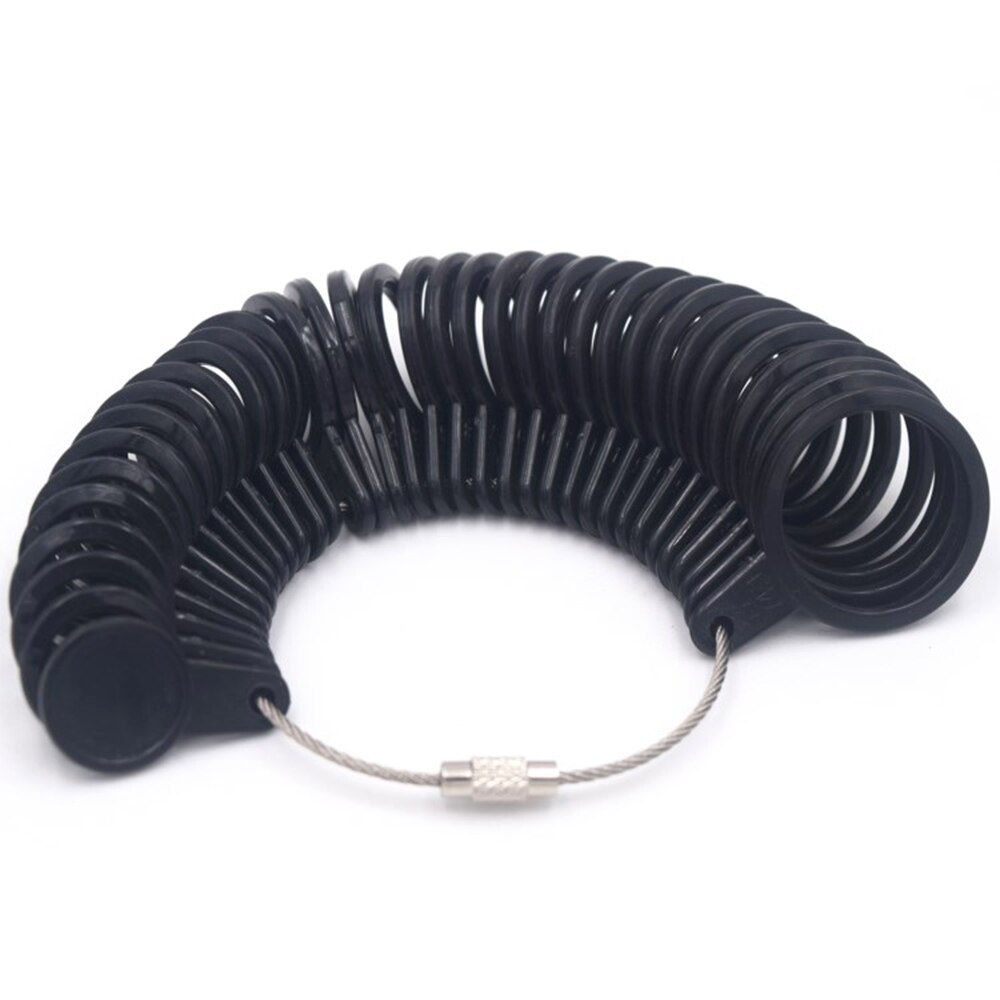 1 pierścionek zestawowy rozmiar biżuteria zestawy narzędzi pomiarowych plastikowy trzpień Stick Finger profesjonalne narzędzie kolorowe wygodne Charms , 5cm Dia.