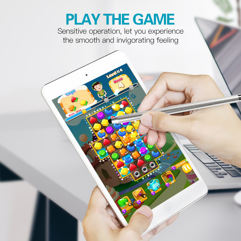 Metal Stylus Pen For Phone Dual Touch Plug Android Tablet Mobile Phone Stylus Smartphone Drawing Universal Smart Pen