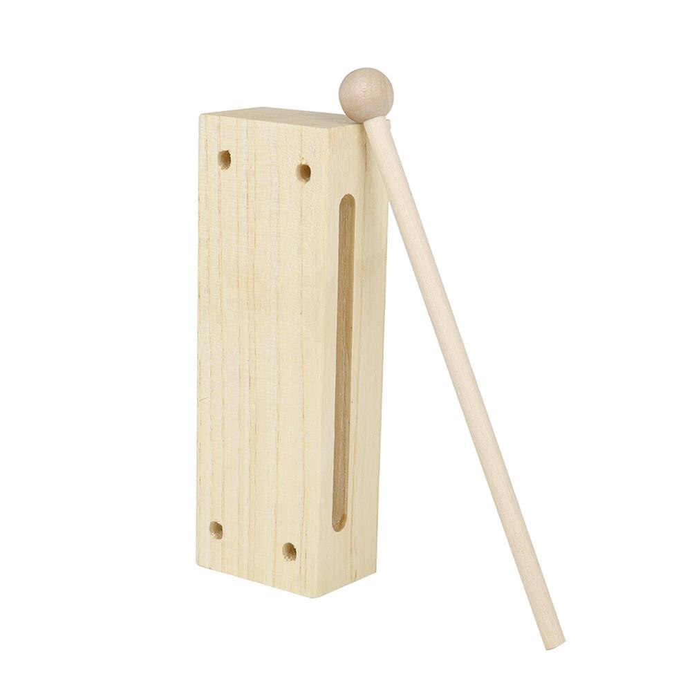 Instruments de musique pour tout-petits, Instrument de Percussion en bois avec maillet pour enfants, clapet carré à deux tons
