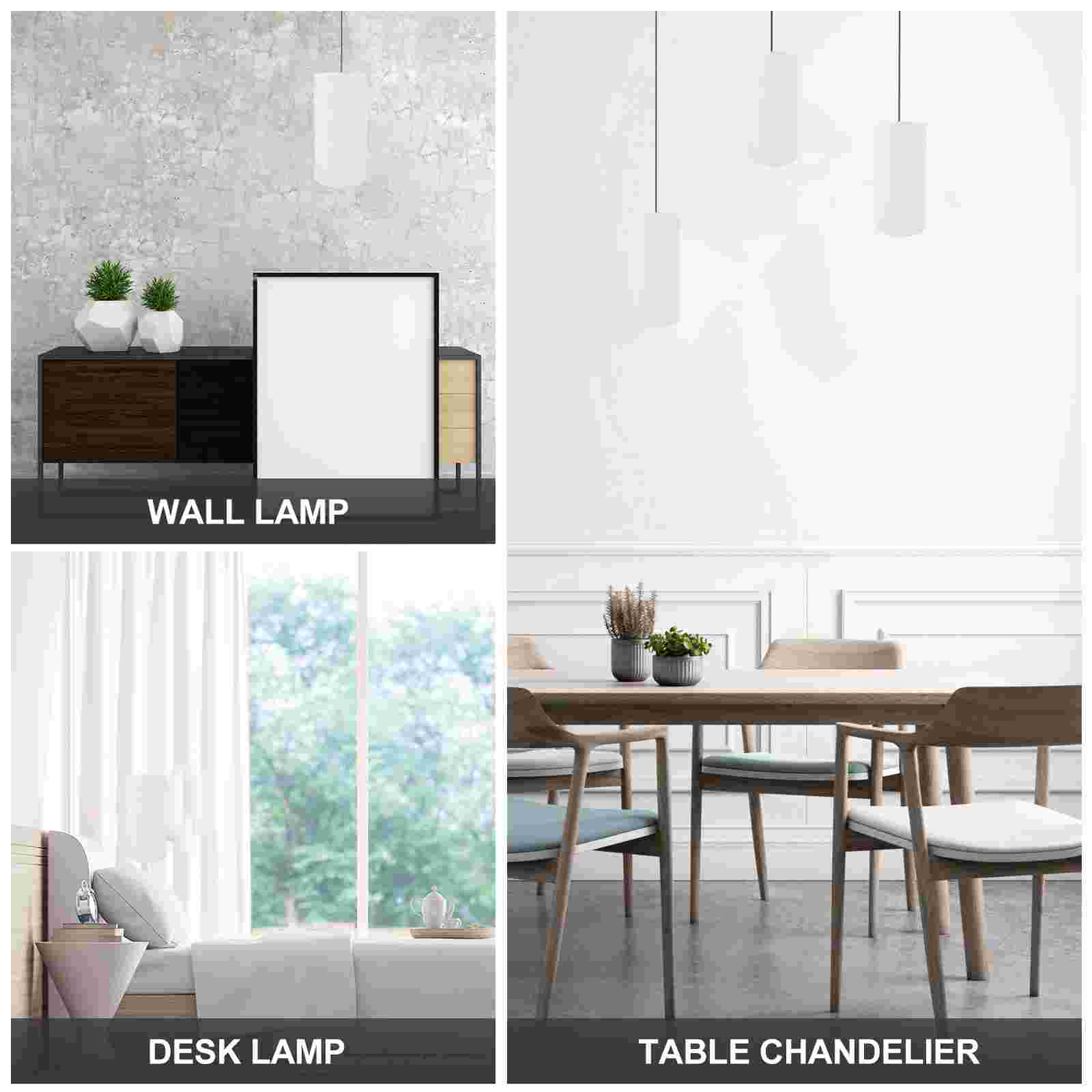 Support de lampe abat-jour cylindrique en lin, couvre-lumière, petits abat-jour cylindriques pour sol