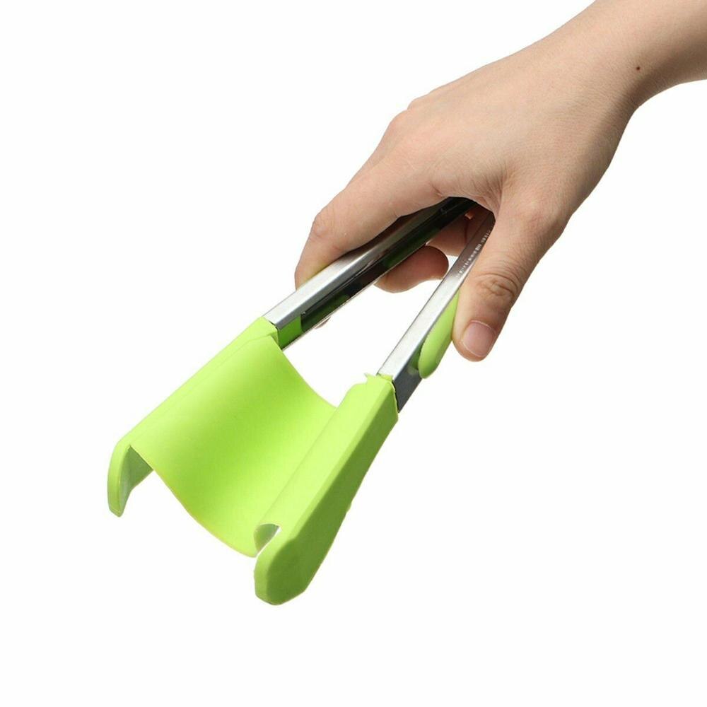 Novità spatola e pinze da cucina intelligenti 2 in 1 pinza da cucina in silicone antiaderente resistente al calore con telaio in acciaio inossidabile
