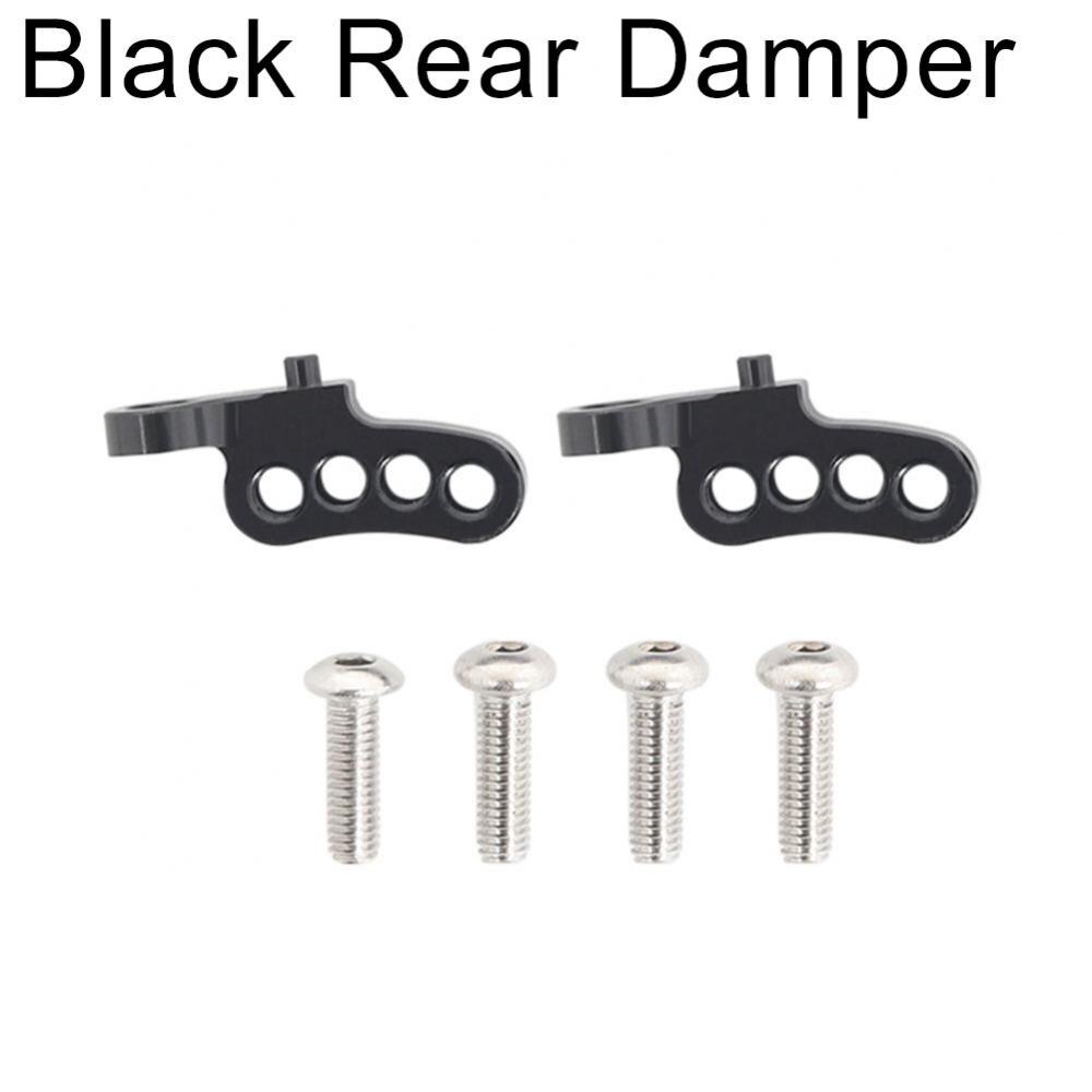 Aluminium Verstelbare Voor Achter Bovenste Demper Shock Mount Voor Rc 1/10 Tamiya CC01 Demper Shock Mount: Black Rear Damper