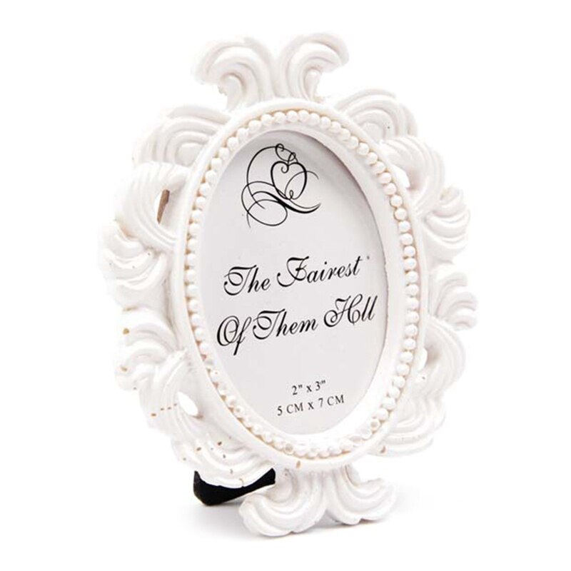 Estilo Vintage Photo Frame Molduras de Casamento de Mesa de Sala de estar Decoração de Casa Resina Photo Frame Presente Popular