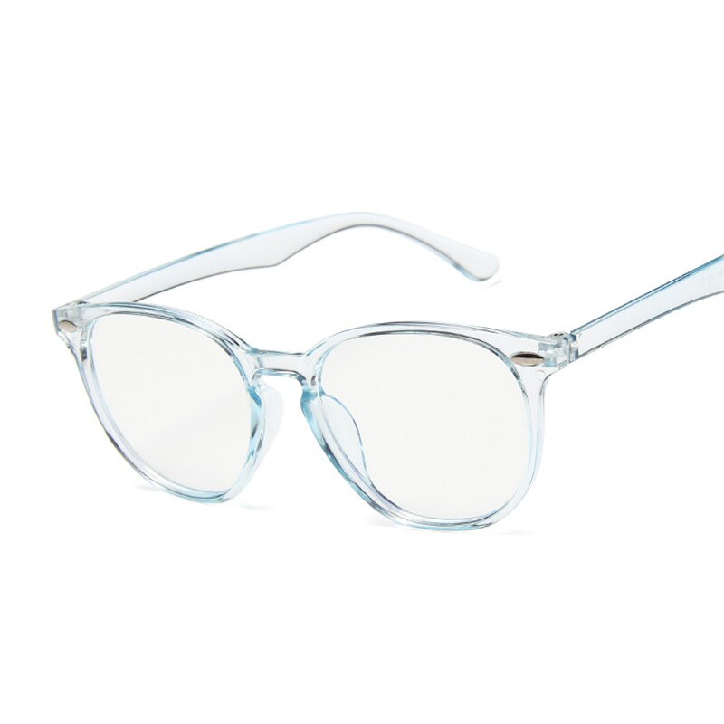 Gafas transparentes con monturas de óptica falsa para mujer, lentes transparentes para miopía, gafas para ordenador