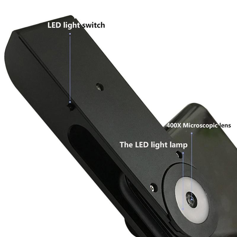 Microscopio Universal para teléfono móvil, cámara HD, lente adicional, Android, lente 400X, Universal, Lig Y5C8