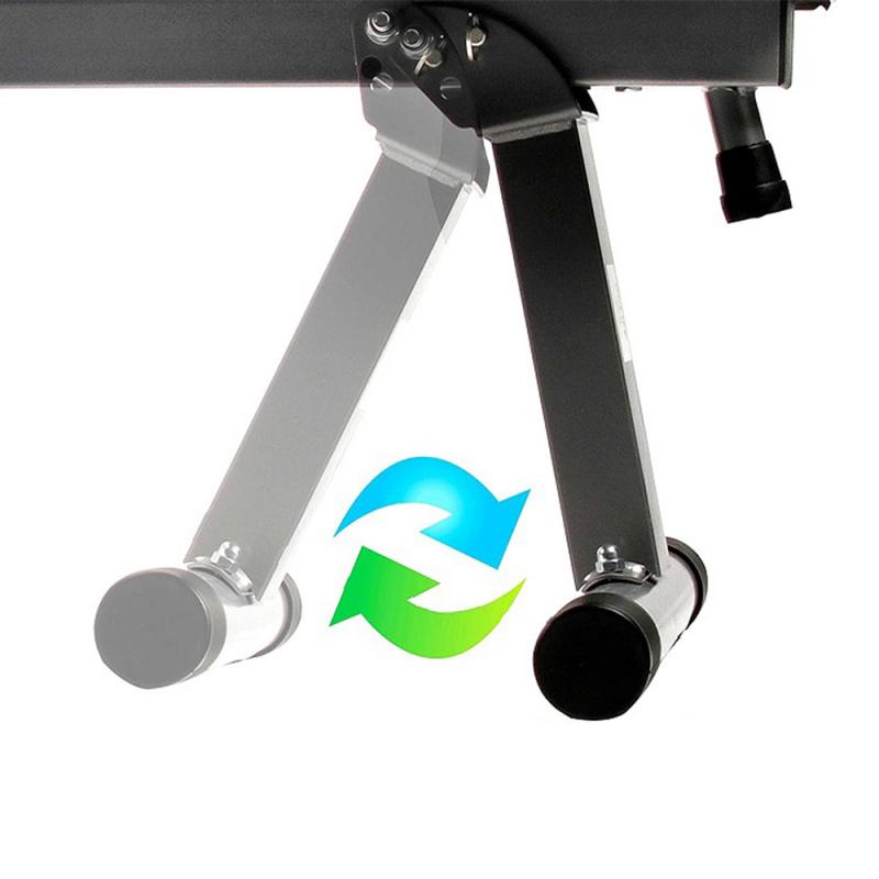 Height Adjustable Barbell Frame Multifunctional Weightlifting Bed Bench Press Frame Training Body Muscle Home Fitness Device HWC