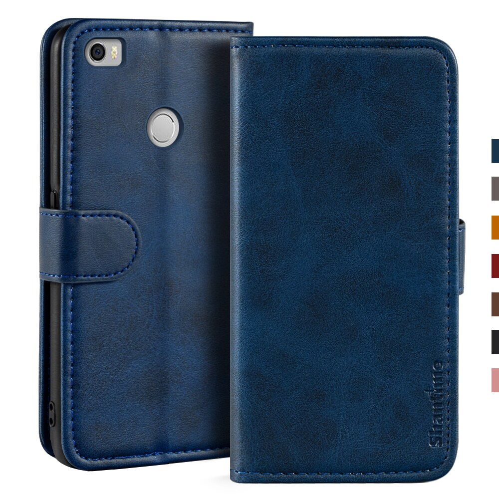 Case For Xiaomi Mi Max Case Magnetic Wallet Leather Cover For Xiaomi Mi Max Stand Coque Phone Cases: Blue