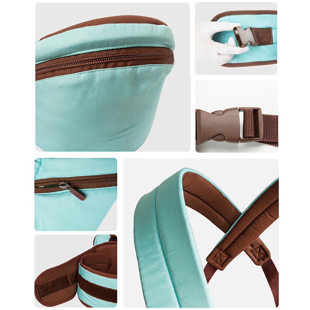 Bébé multi-fonctionnel transporteur taille tabouret ceinture hanche siège sac à dos stockage unique tabouret transporteur ergonomique infantile taille tabouret