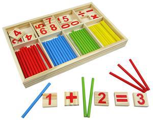 Houten Educatief Aantal Math Berekenen Game Speelgoed Wiskunde Puzzel Speelgoed Kid Vroeg Leren Tellen Materiaal Kids Kinderen