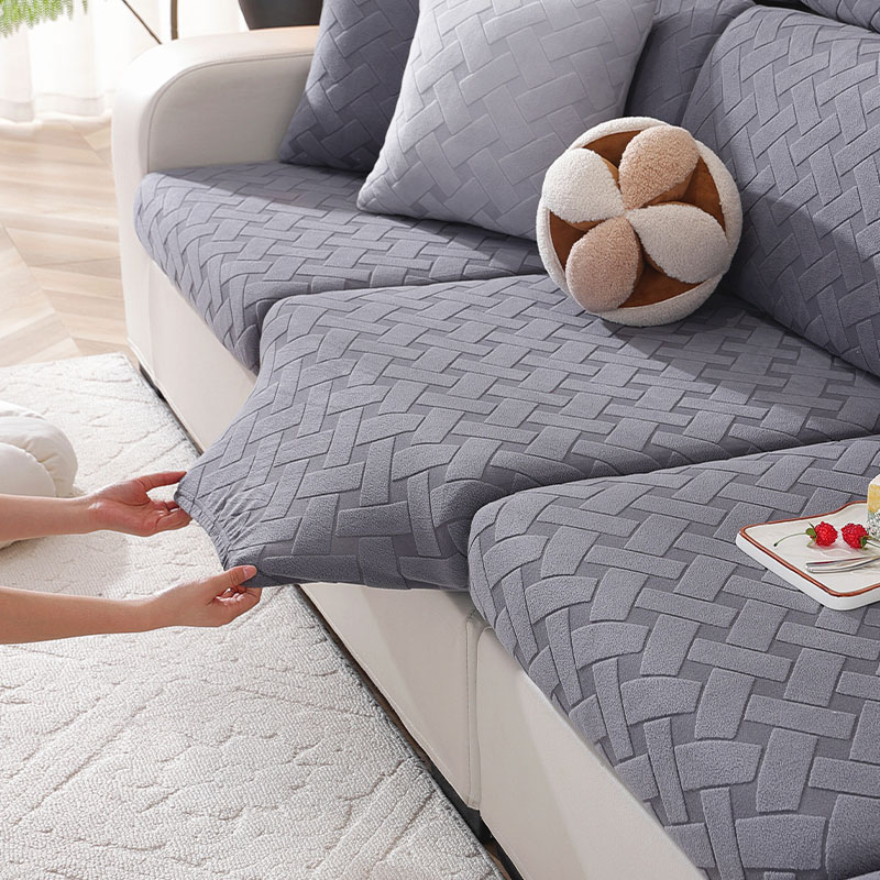 Elastic Sofa Cover Luxury Adjustable Elastic Couch Cover for Living Room Sofa Seat Cover 1 2 3 4 seat l shaped full set