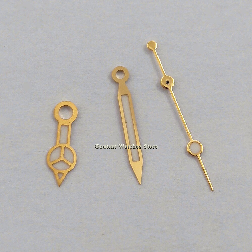 Aiguilles de montre pour NH35/NH36 mouvement bleu lumineux montre aiguille pièces: C