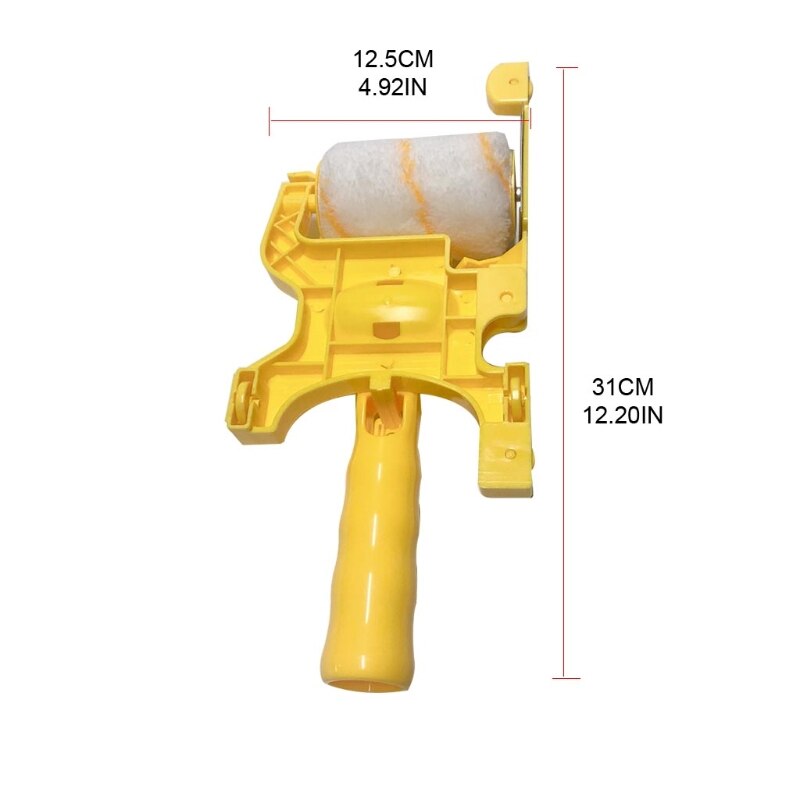 N0HB Handheld Paint Edger Clean Cut Paint Roller Brush Household Painting Tool for Indoor Outdoor Wall Ceiling Painting