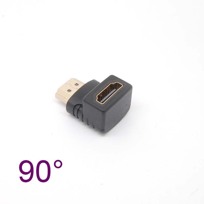 Connecteur HDMI mâle à femelle à Angle droit, adaptateur de câble d&#39;extension, 90/270/180 degrés,