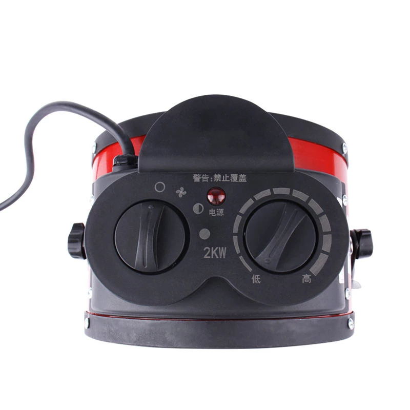 Portable Industrial Electric Heater Thermostat Air Warmer Radiator Room Heater 2KW Fast Heat 3 Gear Adjust Overheat Protection