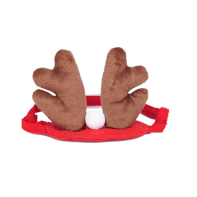 Pet Dog Kleding Kleding Accessoires Kerst Kat Kleding Kitten Puppy Kat Kerstman Kostuum Kitten Puppy Hoodie Warm Winter: Deer Head Hoop