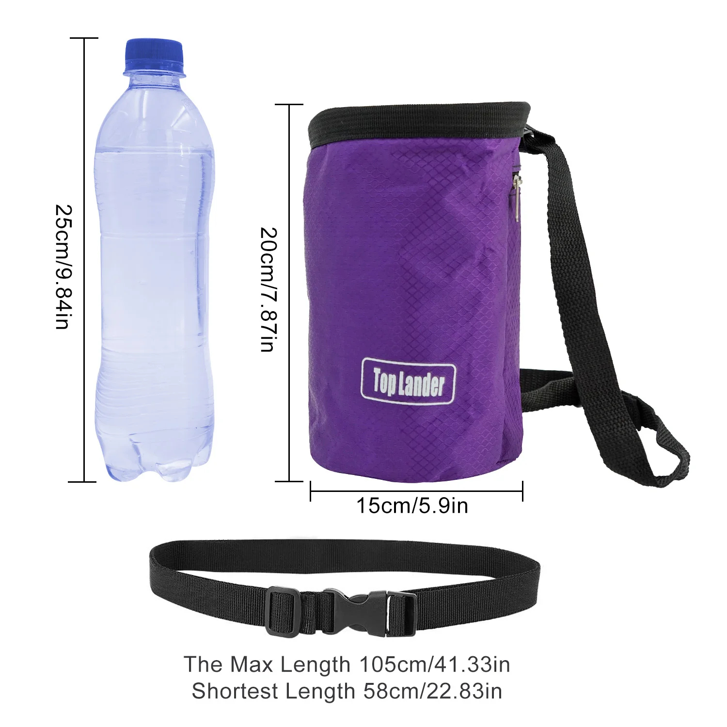 Magnesia Sack Klettern Kreidetasche, wasserdichte Tasche für Gewichtheben, draussen, Bouldern, Magnesia-Beutel, Kletterausrügestochen