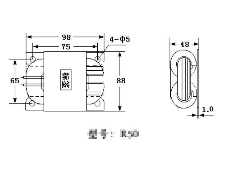 ZEROZONE 65VA 4 lignes pur cuivre r-core transformateur 9V 12V 15V 18V 20V 24V 26V 28V-L13-15-3