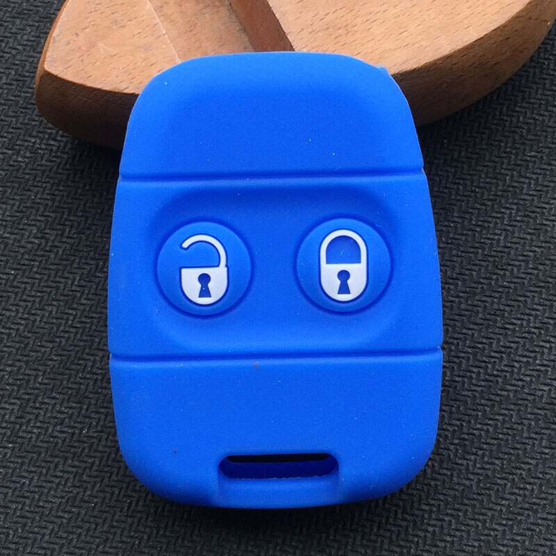 FBFG2 3 Knoppen siliconen autosleutel beschermhoes shell Cover Voor Renault Laguna Espace Vel-Satis Smart key Card