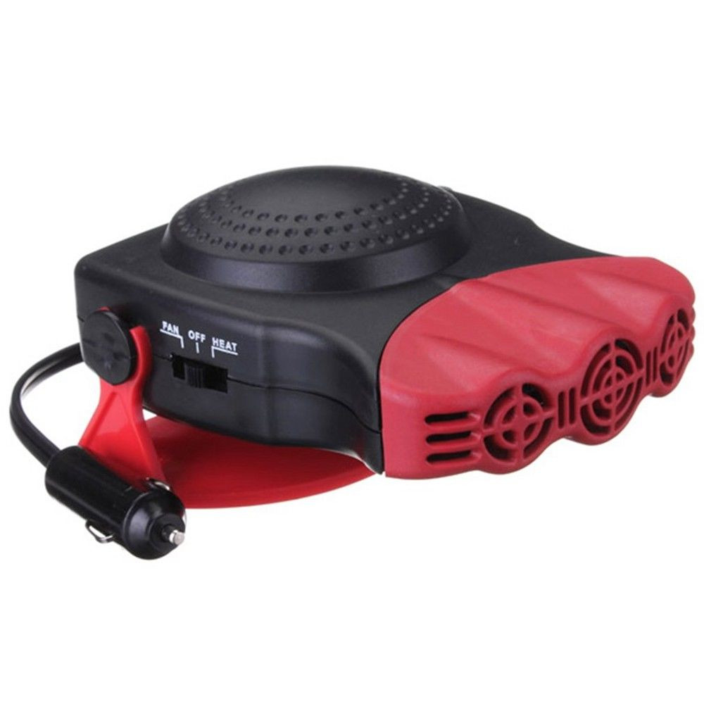 2 In 1 12V 150W Auto Heater Draagbare Verwarming Auto Fan Voorruit Ontdooien Rijden Ontdooier Voorruitverluchting Met swing-Out Handvat Gl
