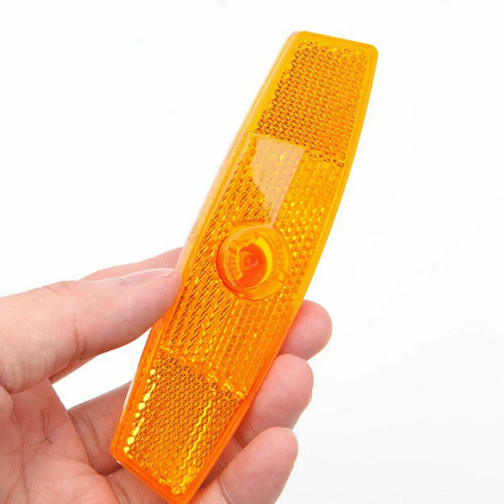 4 Stuks Geel Mountainbike Spaken Reflecterende Strips Fiets Reflectoren Fiets Waarschuwing Verlichting Wiel Lichten Spoke Lights