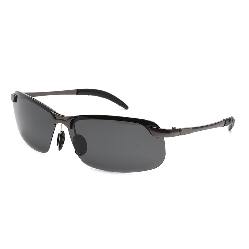 Photochromic Sunglasses Men/Women Polarized Driving Glasses Change Color Anti-Glare Day Night Vision Driving Fishing Sun Glasses: green / WHITE