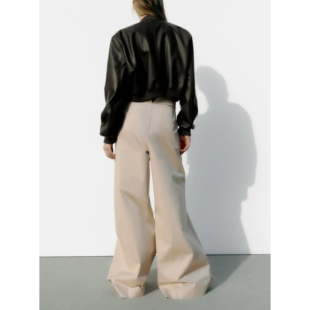 Damesjassen Jassen Bijgesneden tops met lange mouwen Jas Effen elegante jas Damesbommenwerpers Uitloper Koreaanse mode Chique tops