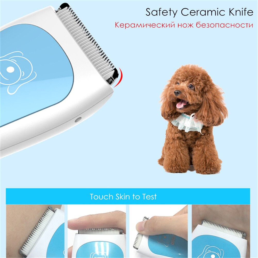 Trimmer voor huisdieren, tondeuse voor dieren, wasbaar tondeuse voor katten, scheerapparaat, elektrische schaar, grasmaaier, tondeuse