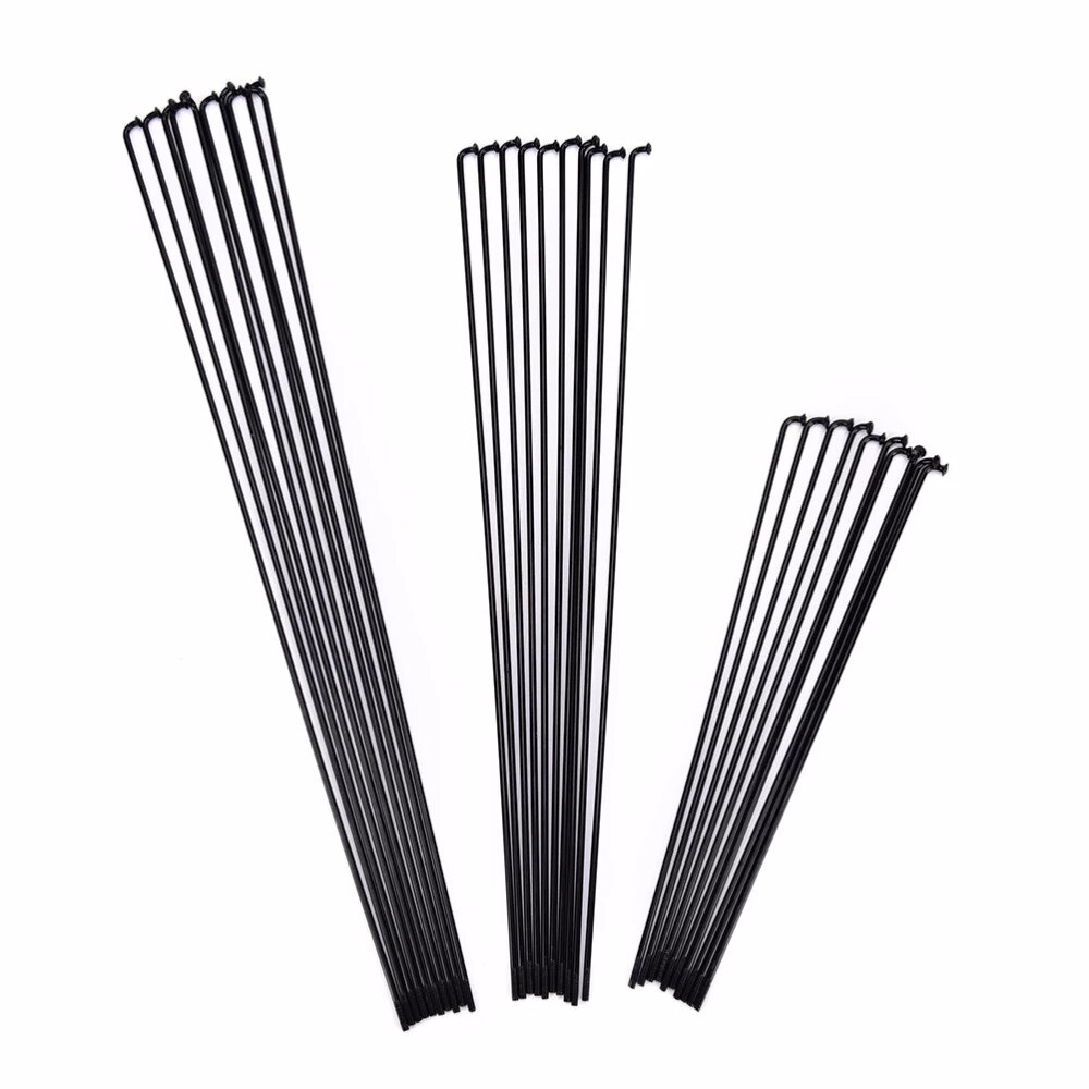 36pcs Stainless Steel Bicycle Spokes With Nipples 170mm-290mm MTB Mountain Bike Road Bicycle Straight Pull Spokes