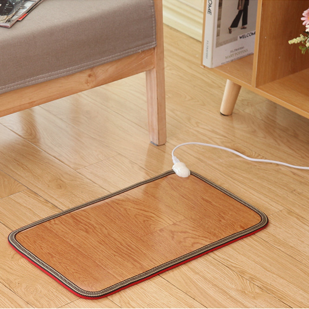 Hiver plaque chauffante en cristal de carbone tapis chauffant US royaume-uni AU EU Plug coussinets chauffants pieds brouillard jambières Thermostat maison bureau