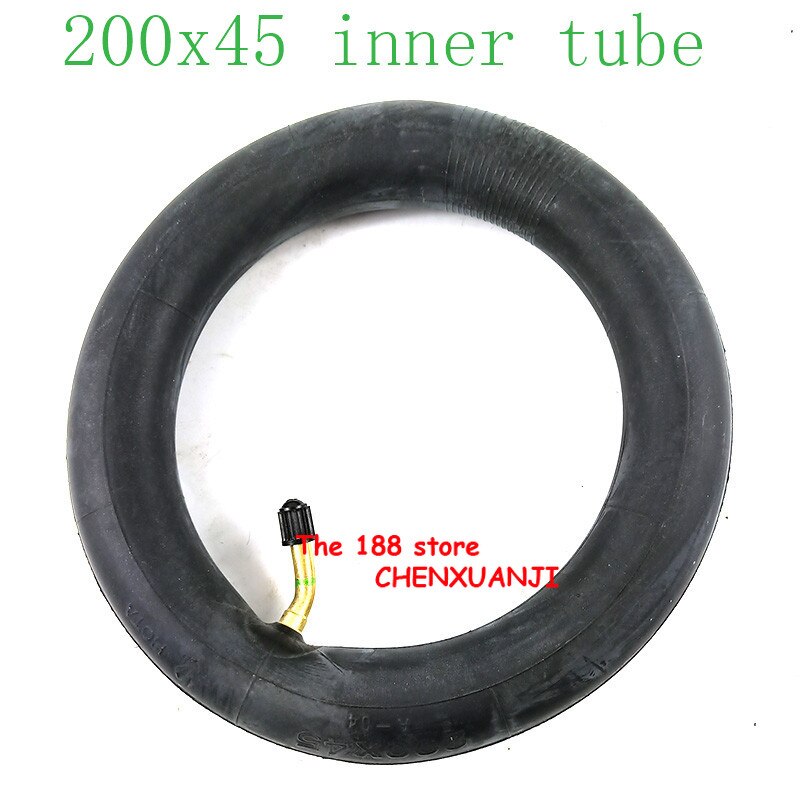 200 x 45 täytetty sisärengas e-twow:lle  s2 skootterin pneumaattinen pyörä 8 " skootteri pyörätuolin ilmapyörän sisärengas 8 x 1 1/4 putkea