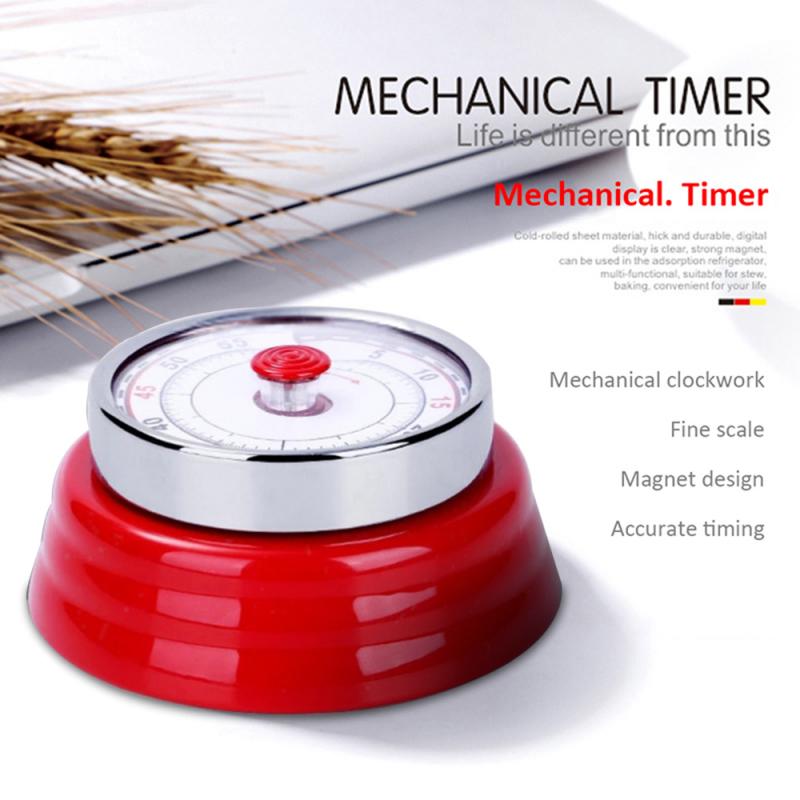 Kitchen Timer Adsorption Refrigerator Roman Dial Mechanical Kitchen Timers Yoga Timer Can Attract Refrigerator With Magnetic