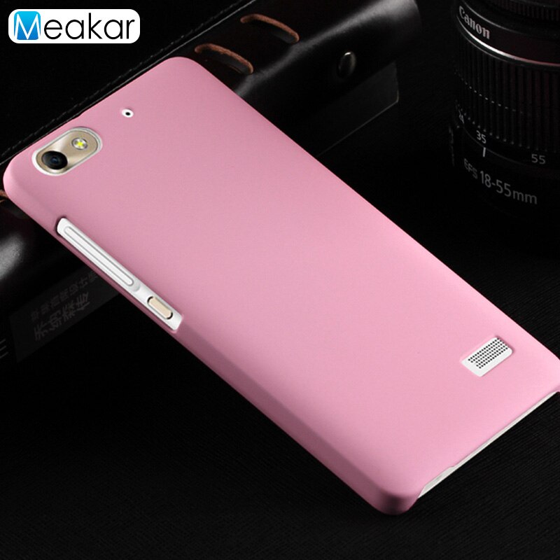 Matte Plastic Coque Cover 5.0For Huawei Honor 4C Case For Huawei Honor 4C G Play Mini CHM-U01 Phone Back Coque Cover Case: For G Play Mini / pink