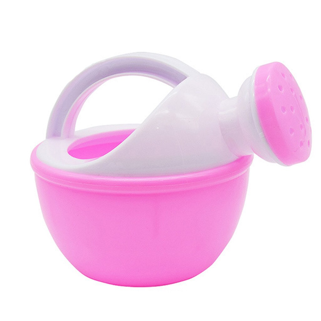 Swimming Bathing Watering Pot Shower Pouring Toys Garden Flower Watering Can Children bathing showers flower water cans: Pink 