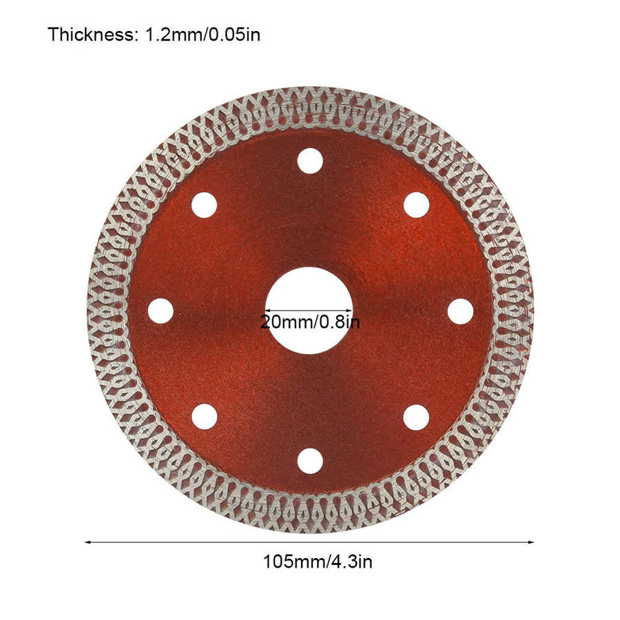 Snijschijf porseleinen snijblad voor het snijden van tegels 105/110mm