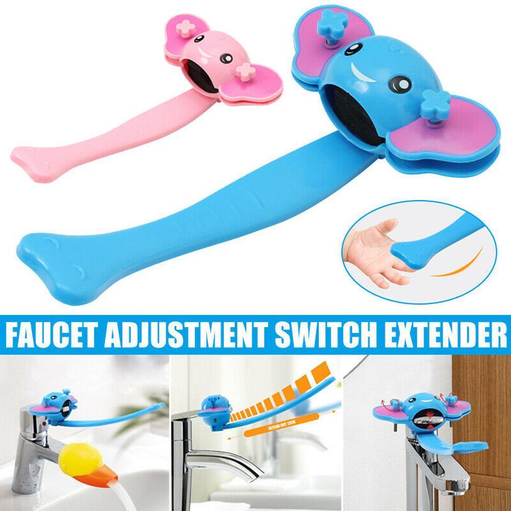 Schlecht Wasserhahn Verlängerung Kind freundlicher Hand Waschen Gerät Erweiterung klopfen Griff Waschbecken Schlecht Wasser Erweiterung Verlängerung Zugriffs I0D0