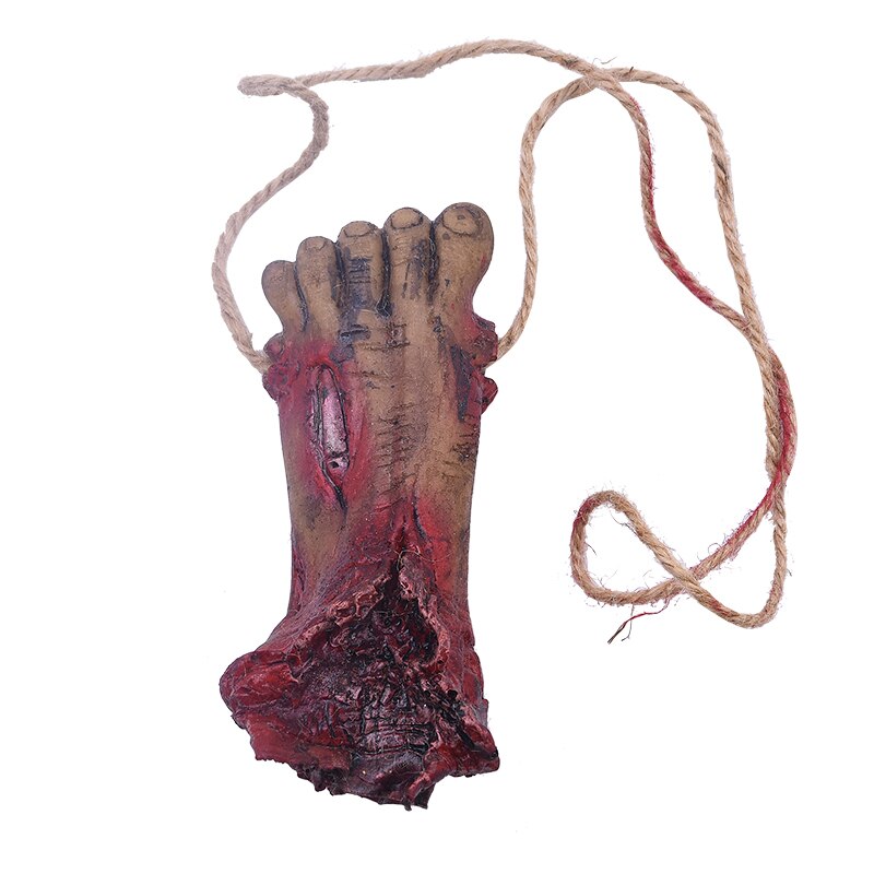 Horror halloween ornament hængende vedhæng skræmmende blodig mus flagermus finger hængende rekvisitter hjemsøgt hus halloween dekorationer: B02