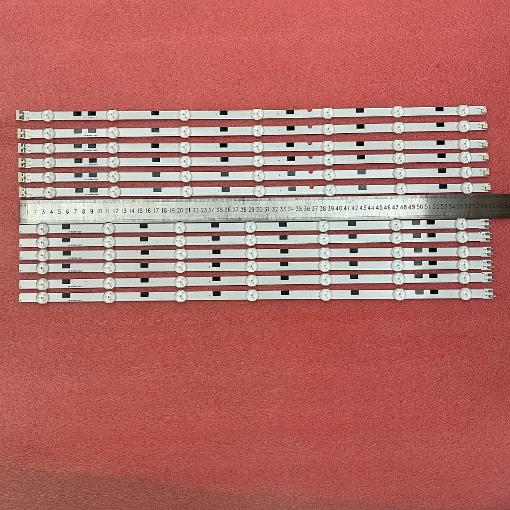 Kit de tiras LED para TV SAMSUNG, para modelos UA58H5203, UE58H5205, UE58J5000, UN58J5190AF, UE58J5200AW y DMGE-580SMB-R3, novedad de 12 unidades/Kit