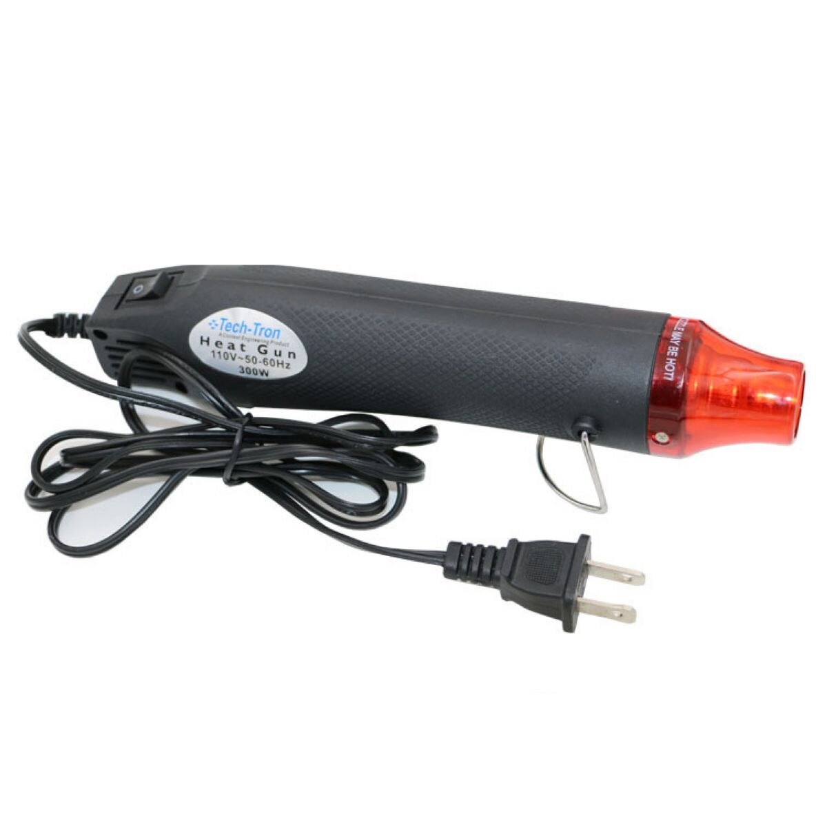 110v/220v 300w krimpkous luchtspuittemperatuur elektrische spuitmonden gereedschap: Eu / Zwart