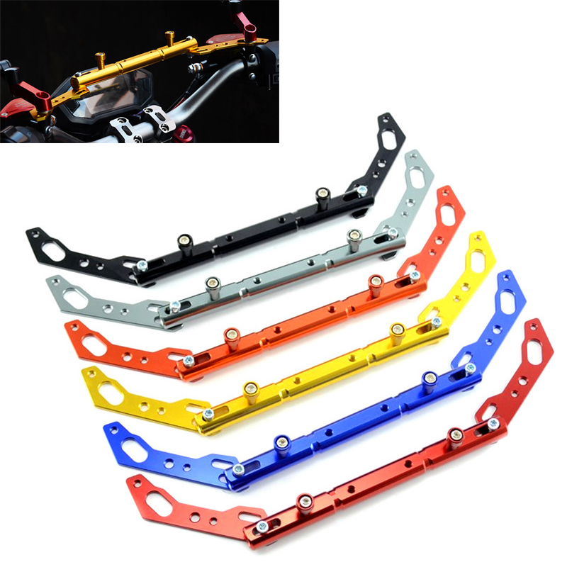 Guidon de Moto en métal CNC, poignée de barre d&#39;équilibre, pour Kawasaki Honda Suzuki Benelli Vespa Yamaha