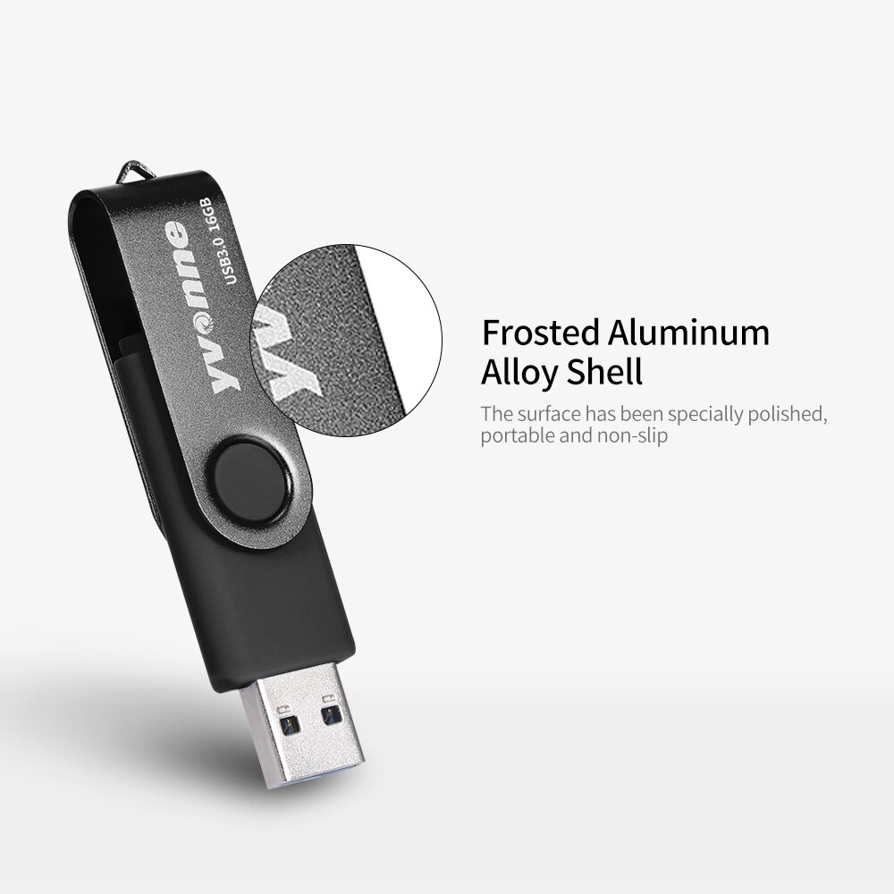 Yvonne usb-stick met dubbele poorten, usb 3.0 u- schijf, hogesnelheidsschijf, usb-flashgeheugenstick, pendrive, usb-stick 16gb 32gb 64gb